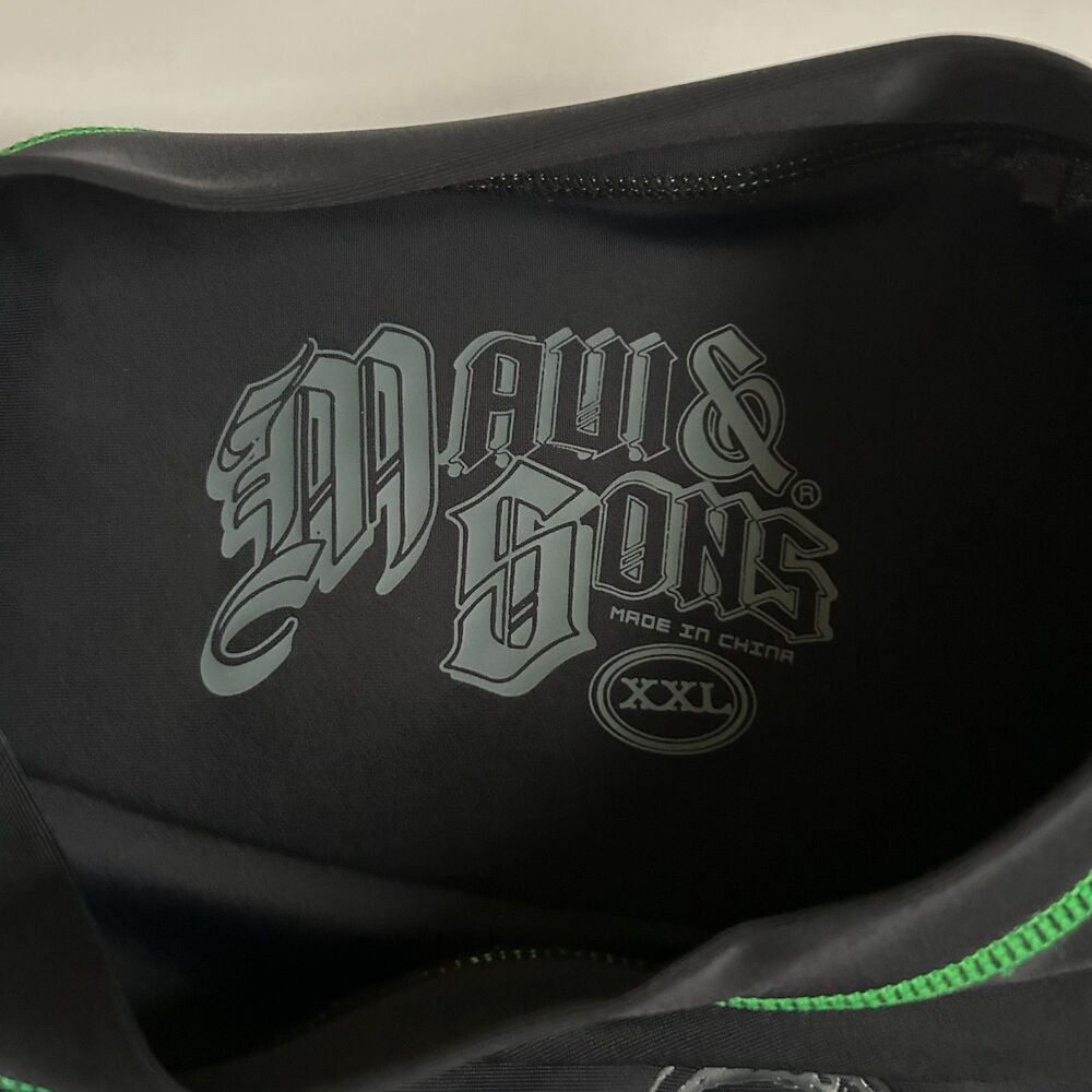Maui & Sons Black Unique Gothic Designs Size XXL - Picture 7 of 8